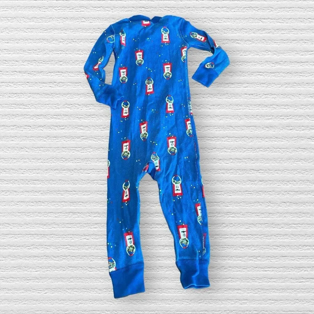 Hanna Andersson 2t Gum Ball Zipper Pajamas